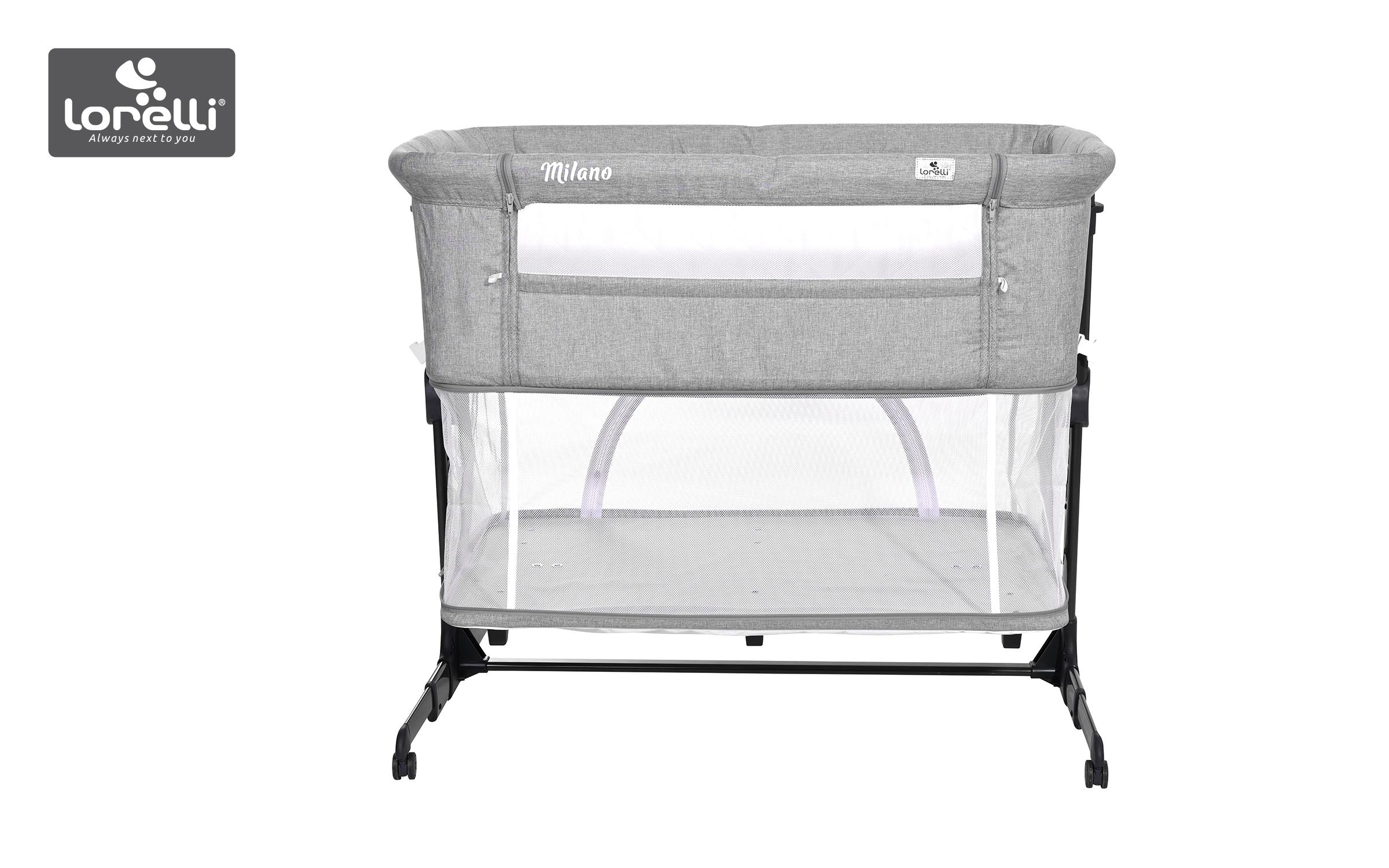 Patut pliant Milano 2 in 1, gri  5